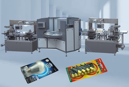 CD-1680高頻雙泡殼包裝機 燈泡紙卡吸塑包裝機