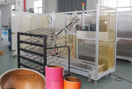 氨綸紡織膠帶紙筒紙管自動噴碼理料分揀機(jī)